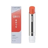 ちふれ（CHIFURE）ラスティング リップスティック セミグロス OR11 オレンジ系 口紅 高発色 ほのつやタイプ