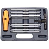 Vim製品/ツール10 Piece Extra Long SAEボールHex Ratcheting t-handleセット – vimbhi100