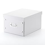 イーサプライ 組立 DVD 収納ボックス 17枚まで収納 ホワイト EZ2-FCD037W