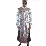 Fireproof flameproof Thermal Radiation 500-600 degree Heat Resistant Aluminized Suit insulation coat