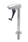 T&S Brass B-1211 Glass Filler, 4-Inch Deck Mount Pedestal, 1/2-Inch Npt Male Shank [並行輸入品]