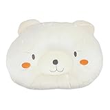 (デアエエオオ)Dianoo良品質ソフトホットコットンベルベットニューボーン赤ちゃんアンチロール枕防ぐ 平らな頭スリーピングポジショナーかわいいくま-イエロー