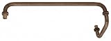 CRLアンティークつや消しニッケルタオルバー18 " with 6 " Pullハンドル組み合わせセットby CR Laurence SDP6TB18BBRZ