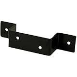 八幡ねじ ハット型金具 2×4材用 黒 16.38×3.53cm 1個