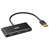 DisplayPort to 3 HDMI MST ハブ 3ポート シングル8K デュアル4K144Hz トリプル4K@60Hz DisplayPort 1.4 スプリッター モニター DisplayPort 拡張 HDMI 分配器 拡張モード対応 Windowsのみ