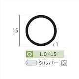 安田株式会社　一般形材　アルミ丸パイプ　定尺　L=4,000　1.0×15（ｍｍ）　【外構DIY部品】 シルバー