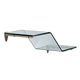 John Sterling KT-0134-618ZSN Wave Glass Shelf Kit, Satin Nickel, 6-Inch by 18-Inch by John Sterling