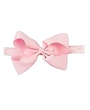 RuffleButts乳児/幼児用女の子伸縮性リボンヘアバンド US サイズ: S カラー: ピンク