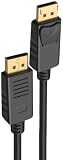 DisplayPort ディスプレイポート DP to DPケーブル 4K 動画編集 ゲーミング モニター コード(1.8m,1本)