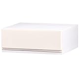 リブウェル(Livewell) 日本製 彩 -Irodori- 収納ケース (アイボリー, 52cm幅 1段)