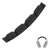 Linkidea メッシュ ファブリック 交換 ヘッドバンド ゼンハイザー Sennheiserc HD600, HD580, HD650, HD660Sヘッドホンに対応 トップ カバー 修理パーツ (ブラック)