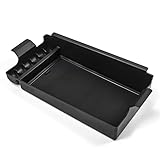 ruiya 新型 トヨタ ヴォクシー ノア 90系 専用 コンソールトレイ コンソール トレイ コンソールボックス センターコンソール ハイブリッド車専用 ノア 90系 アクセサリー 小物入れ ABS素材 充電USB機能 ガタガタ音なし 内装パーツ カスタムパーツ (黒)