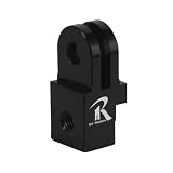 REC-MOUNTST(レックマウント) 変換アダプター(ライト用アダプター) GP規格(GoPro)→SERFAS(サーファス) TSLヘッドライトに アルミ製[GP-SERFAS]