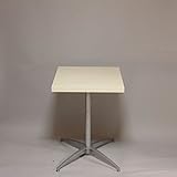 カフェテーブル・コーヒーテーブル 幅52×奥行き52×高さ71.5cm ホワイト