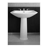 Toto LPT962.8#01 25-1/8-Inch by 18-1/2-Inch Soirée Pedestal Lavatory, Cotton [並行輸入品]