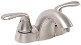 Premier蛇口2495822鉛フリー1.2 GPM Waterfront洗面所蛇口with 2つハンドルとLess Pop Up、つや消しニッケル