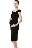 Momo Maternity DRESS レディース US サイズ: Medium カラー: ブラック