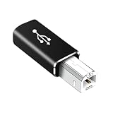 CNCTWO(コネクトツー) USB2.0(B)をUSB3.0(C)へ変換するケーブル USB(B)(オス)-USBTypeC(オス) 1m 出力:5V/3A 転送速度:480Mbps 5.1KΩ実装 OTG機能対応 プリンタ スキャナ 複合機 コピー機 外付けハードディスクC22BUC100OTG