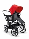 Bugaboo Donkey MONO Stroller- Black base WITH Fabric (Red) by Bugaboo [並行輸入品]