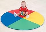 Children s Factory CF362-159 Four Color Pie Mat by Children's Factory