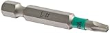 Wera Series 4 868/4 BTZ BiTorsion Bit, Square-Plus #1, 1/4 Drive (Pack of 10) by Wera
