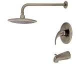 Mr Direct 750 3 Piece雨ヘッドシャワーセット シルバー 750BN 1