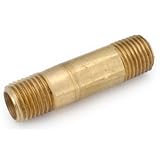 Anderson金属38300 – 0250鉛フリーパイプ継手ニップル、レッド真鍮、1 / 8 " x 5 " ( Pack of 5 )