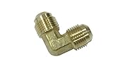 Generic Brass 3/8" OD 90 Degree Flare Union Elbow ,Brass Flare Tube Fitting(Pack of 5) [並行輸入品]