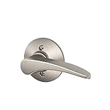 Schlage F170MNH619RH Manhattan Right Hand Dummy Lever, Satin Nickel [並行輸入品]