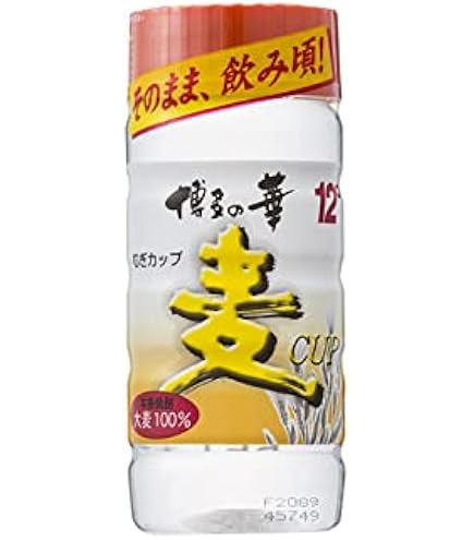 Amazon.co.jp: 麦焼酎 博多の華 12度 カップ 200ml × 1ケース / 30本