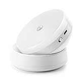 Hengzheモーションセンサー人感センサーLEDライト、キャンプライト 夜灯360°自由回転USB充電式インテリア照明器具、省エネ超長寿命