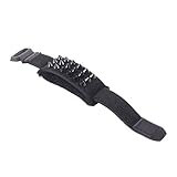 LOL-FUN ベースギターのフレットラップ ミュートギター弦のミュートダンパー ベースストラップのノイズリデューサー 楽器用アクセサリー ギター ベース弦のダンパー, 黒 l