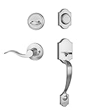 Dynastyハードウェアden-her-405 – 15r DenverフロントドアダミーHandleset、サテンニッケル、with Heritageレバー、右手