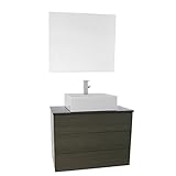 Iotti tn1053時間容器シンク浴室洗面化粧台壁マウントミラー付き含ま 32" Iotti TN1067 1