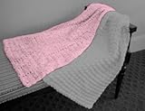 " Easy Peasy Baby Blanket "かぎ針編みキットin Toybox紙吹雪糸紙吹雪 – ピンク
