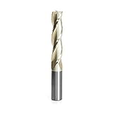 Amana Tool 46579 CNC 2D and 3D Carving Flat Bottom x 0.10 Deg Angle x 1/2 Dia x 2-1/4 Cut Height x 1