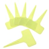 50枚入り 園芸ラベル 植物タグ マーカー T型 プラスチック製 保育園 ガーデニング 植物