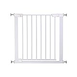 ALLAIBB ベビーゲート おくだけ オートロック 突っ張る式 取付簡単 設置幅138-145cm ホワイト