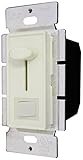 Enerlites 50102-A 700-Watt Single Pole Slide/Switch Dimmer, 120-Volt AC, 60Hz, Almond [並行輸入品]