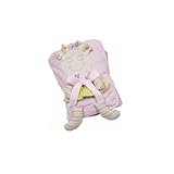 Maison Chic Crazy Doll Olivia with Doll Front Plush Blanket, Pink by Maison Chic