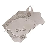 F Fityle ステンレス　溶接ゲージ カム式　溶接面ジョイント フィレット 検査ルーラー 　 - MG-8