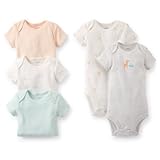 【並行輸入】Carter's(カーターズ) ベビー 半袖ボディースーツ５枚セット 12ｍ（80サイズ）