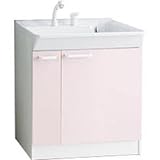 TOTO 洗面化粧台(KEシリーズ) 間口750 スライドラックタイプ ペールピンク LDCF075BHGEN2P
