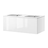 GODMORGON/ NORRVIKEN 洗面台（引き出し×1） M / ホワイト[イケア]IKEA（S09879556）