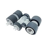 OKLILI B12B819381 B12B813561 スキャナーピックアップローラー、ブレーキローラー、分離ローラー Compatible with EPSON DS-410 DS-510 DS-520 DS-560 DS-510N DS-520N DS-560N