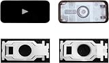 Shanskrit MacBook Air/Pro A2141 A2442 A2485 A2251 A2289 A2179 A2337 A2338 A2681 2019-2022 キーボード用 交換用右矢印キーキャップ キーキャップ シザークリップヒンジ付き (右矢印)