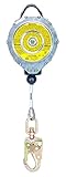 MSA 10017931 Dyna-Lock Self-Retracting Lanyard, 36CS Swivel Snaphook, ANSI Z359.14 Standard, 20' Sta