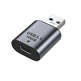 USB C toUSB A変換アダプタ USB 3.1 Type C オス to USB Type A 3.1 メス 変換 QC3.0 急速充電 10Gbps高速データ転送同期 対応携帯に便利アルミ合金外装 （1個)