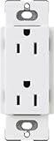 Lutron Claro 15-amp Tamper Resistantレセプタクル CARS-15-TR-WH 1