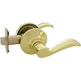 TAIWAN FU HSING INDUSTRIAL LYE703B TG Polished Brass Passage Lockset [並行輸入品]